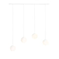 Aldex Lampa wisząca BOSSO 4, listwa, 1087L, biała, 4x40W E14