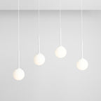 Aldex Lampa wisząca BOSSO 4, listwa, 1087L, biała, 4x40W E14