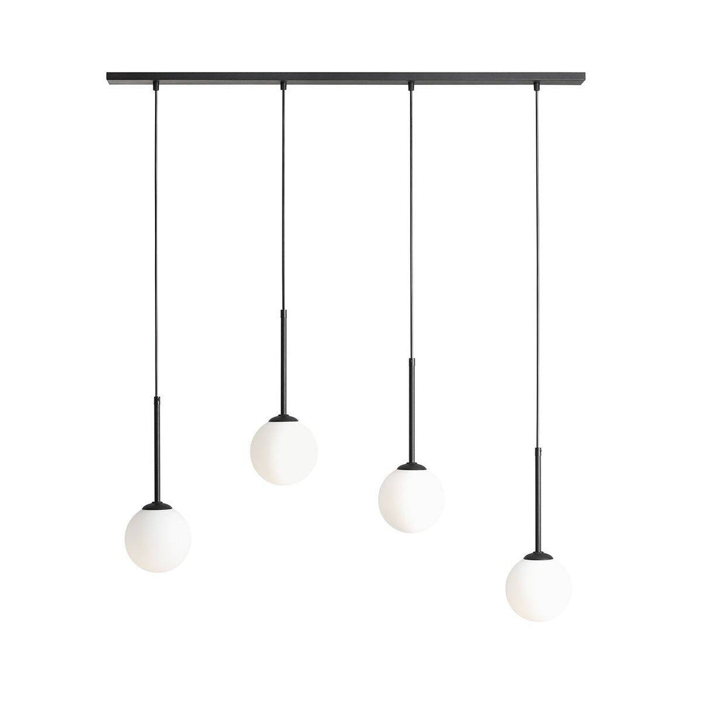 Aldex Lampa wisząca BOSSO 4, listwa, 1087L1, czarna, 4x40W E14