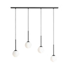 Aldex Lampa wisząca BOSSO 4, listwa, 1087L1, czarna, 4x40W E14