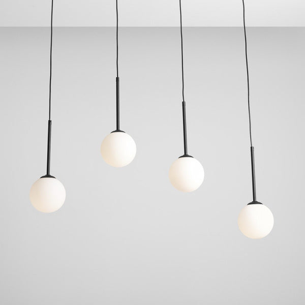 Aldex Lampa wisząca BOSSO 4, listwa, 1087L1, czarna, 4x40W E14