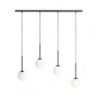 Aldex Lampa wisząca BOSSO 4, listwa, 1087L1, czarna, 4x40W E14