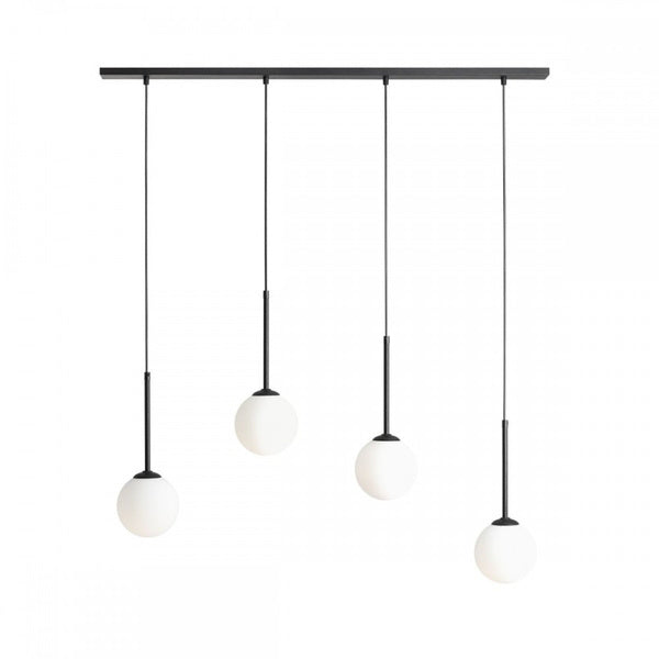 Aldex Lampa wisząca BOSSO 4, listwa, 1087L1, czarna, 4x40W E14