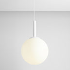 Aldex Lampa wisząca BOSSO GRANDE 1087XL, 40 cm, biała, 3x60W E27