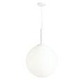 Aldex Lampa wisząca BOSSO GRANDE 1087XXL, 50 cm, biała, 3x60W E27