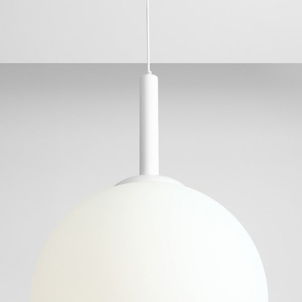 Aldex Lampa wisząca BOSSO GRANDE 1087XXL, 50 cm, biała, 3x60W E27