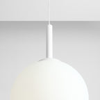 Aldex Lampa wisząca BOSSO GRANDE 1087XXL, 50 cm, biała, 3x60W E27