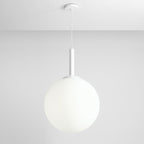 Aldex Lampa wisząca BOSSO GRANDE 1087XXL, 50 cm, biała, 3x60W E27