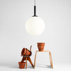Aldex Lampa wisząca BOSSO GRANDE 1087XXL1, 50 cm, czarna, 3x60W E27