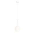 Aldex Lampa wisząca BOSSO MINI 1087XS, 20 cm, biała, 1x60W E27