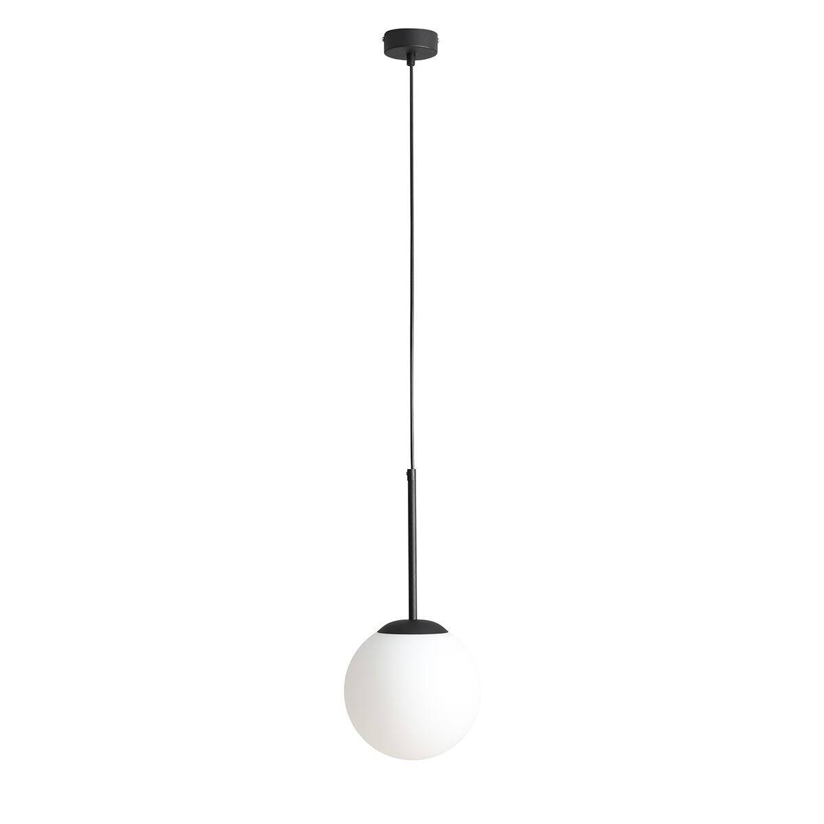 Aldex Lampa wisząca BOSSO MINI 1087XS1, 20 cm, czarna, 1x60W E27