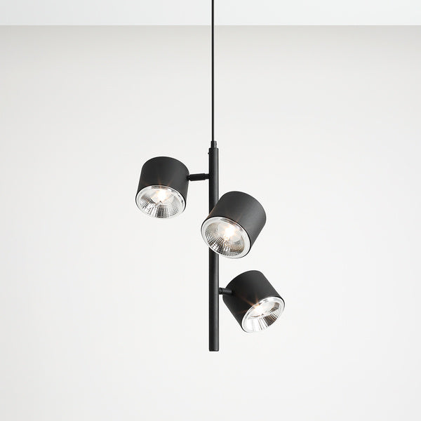 Aldex Lampa wisząca BOT 3, 1047E, czarna, 3x35W GU10