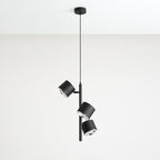 Aldex Lampa wisząca BOT 3, 1047E, czarna, 3x35W GU10