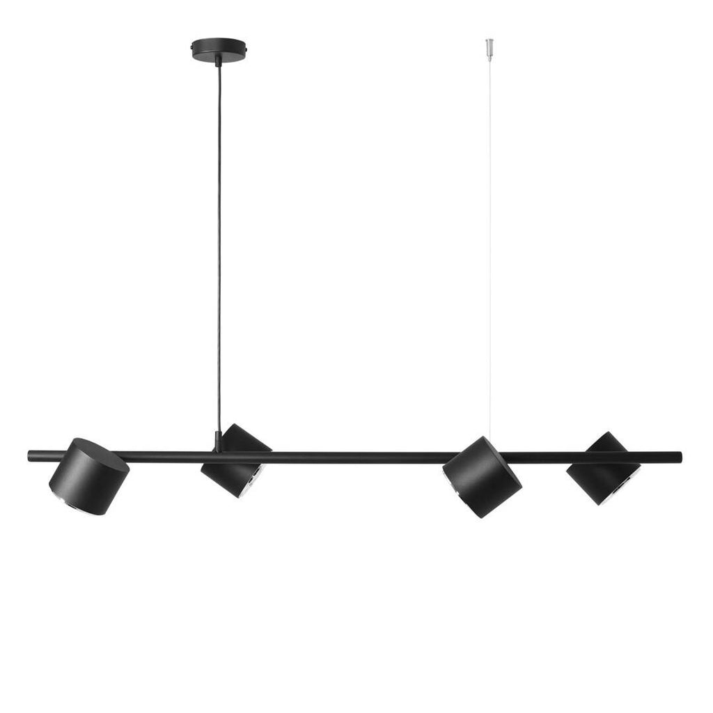 Aldex Lampa wisząca BOT 4,1047L, czarna, 4x35W GU10