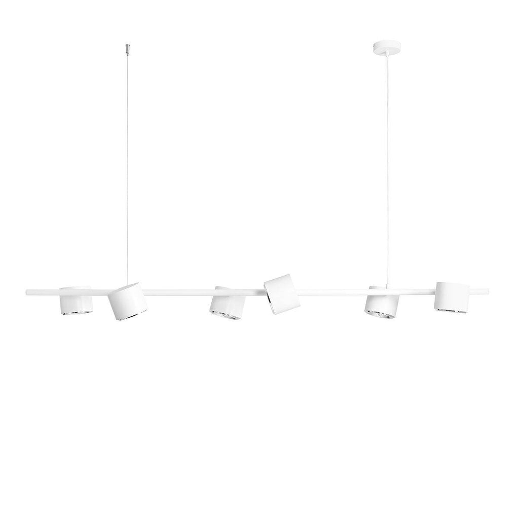 Aldex Lampa wisząca BOT 6, 1046K, biała, 6x35W GU10