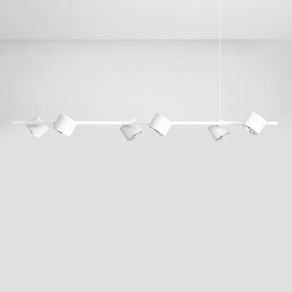 Aldex Lampa wisząca BOT 6, 1046K, biała, 6x35W GU10