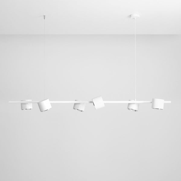 Aldex Lampa wisząca BOT 6, 1046K, biała, 6x35W GU10