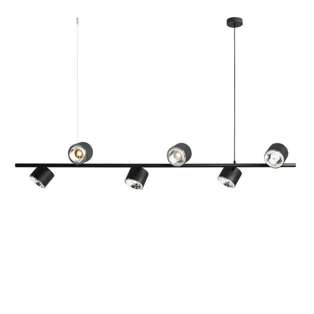 Aldex Lampa wisząca BOT 6, 1047K, czarna, 6x35W GU0