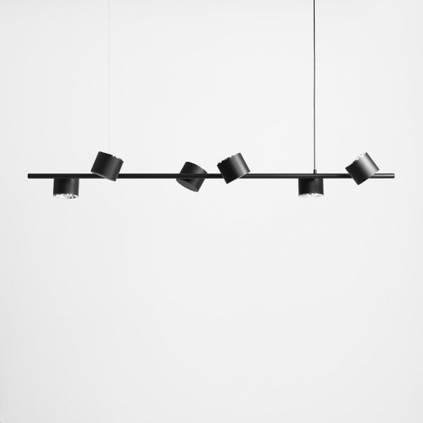 Aldex Lampa wisząca BOT 6, 1047K, czarna, 6x35W GU0