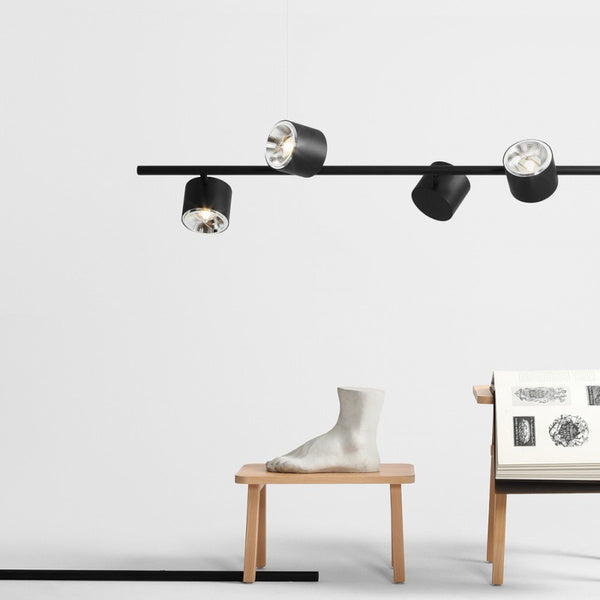 Aldex Lampa wisząca BOT 6, 1047K, czarna, 6x35W GU0