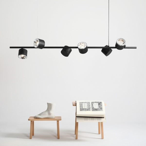 Aldex Lampa wisząca BOT 6, 1047K, czarna, 6x35W GU0