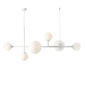 Aldex Lampa wisząca DIONE 6 1092K, biała, 2x60W E27 + 4x40W E14
