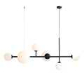 Aldex Lampa wisząca DIONE 6 1092K1, czarna, 2x60W E27 + 4x40W E14