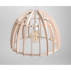 Aldex Lampa wisząca FOREST 970G, biały/drewno, 1x60W E27
