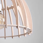 Aldex Lampa wisząca FOREST 970G, biały/drewno, 1x60W E27