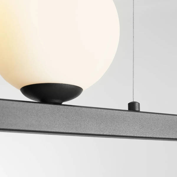 Aldex Lampa wisząca GARDA 4 BLACK 1099L1  | Czarna