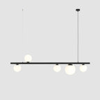 Aldex Lampa wisząca GARDA 5 BLACK 1099F1 4 x E14 oraz 1 x E27  | Czarna
