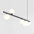 Aldex Lampa wisząca GARDA 5 BLACK 1099F1 4 x E14 oraz 1 x E27  | Czarna