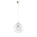 Aldex Lampa wisząca GLOBUS 562G10, złoty/transparentny, 1x60W E27