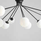 Aldex Lampa wisząca HOLM 10, 1082M1, czarny/biały, 10x40W E14