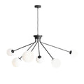 Aldex Lampa wisząca HOLM 6, 1082K1, czarny/biały, 6x40W E14