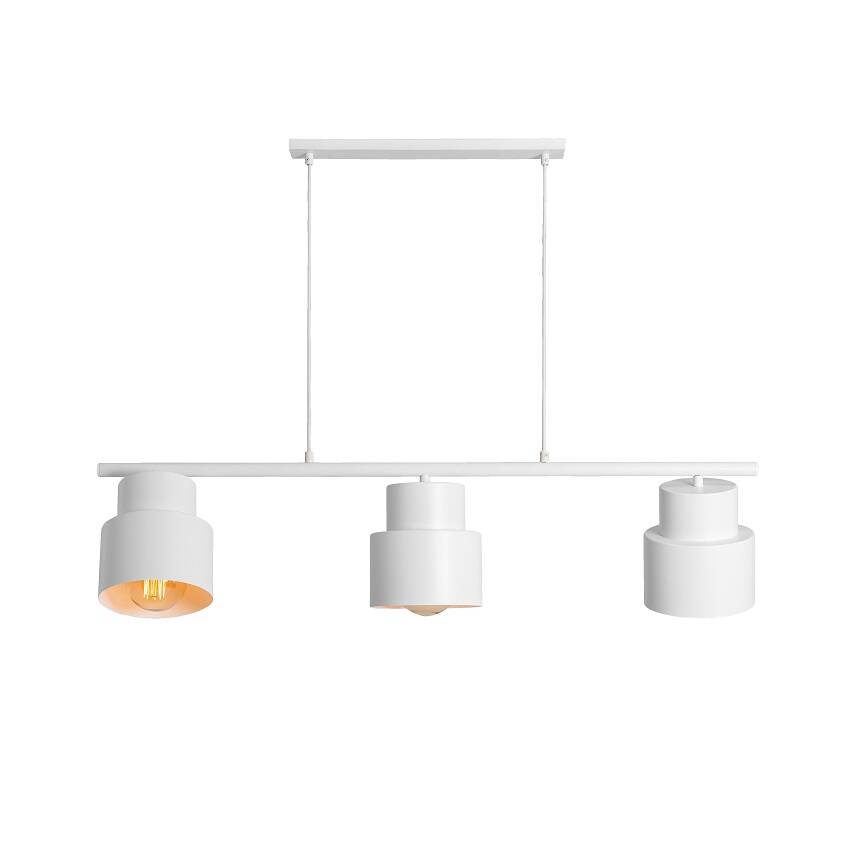 Aldex Lampa wisząca KADM I 3, 1028E, biała, 3x60W E27
