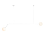 Aldex Lampa wisząca PURE 1064H, biała, 2x40W E14