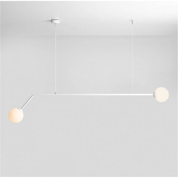 Aldex Lampa wisząca PURE 1064H, biała, 2x40W E14