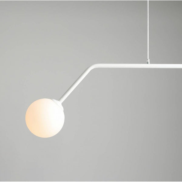 Aldex Lampa wisząca PURE 1064H, biała, 2x40W E14