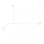 Aldex Lampa wisząca PURE 1064H, biała, 2x40W E14