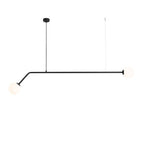 Aldex Lampa wisząca PURE 1064H1, czarny/biały, 2x40W E14