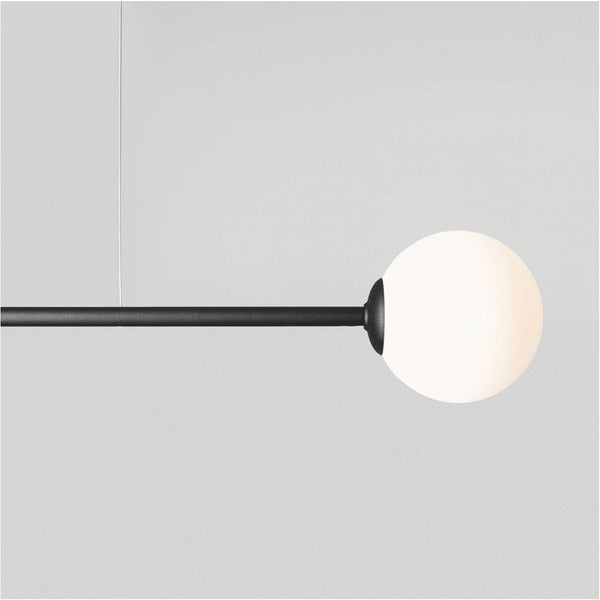 Aldex Lampa wisząca PURE 1064H1, czarny/biały, 2x40W E14