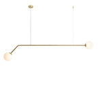 Aldex Lampa wisząca PURE 1064H30, złoty/biały, 2x40W E14