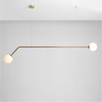 Aldex Lampa wisząca PURE 1064H30, złoty/biały, 2x40W E14