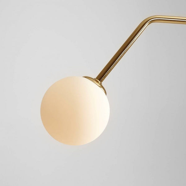 Aldex Lampa wisząca PURE 1064H30, złoty/biały, 2x40W E14