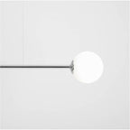 Aldex Lampa wisząca PURE 1064H4, chrom/biały, 2x40W E14