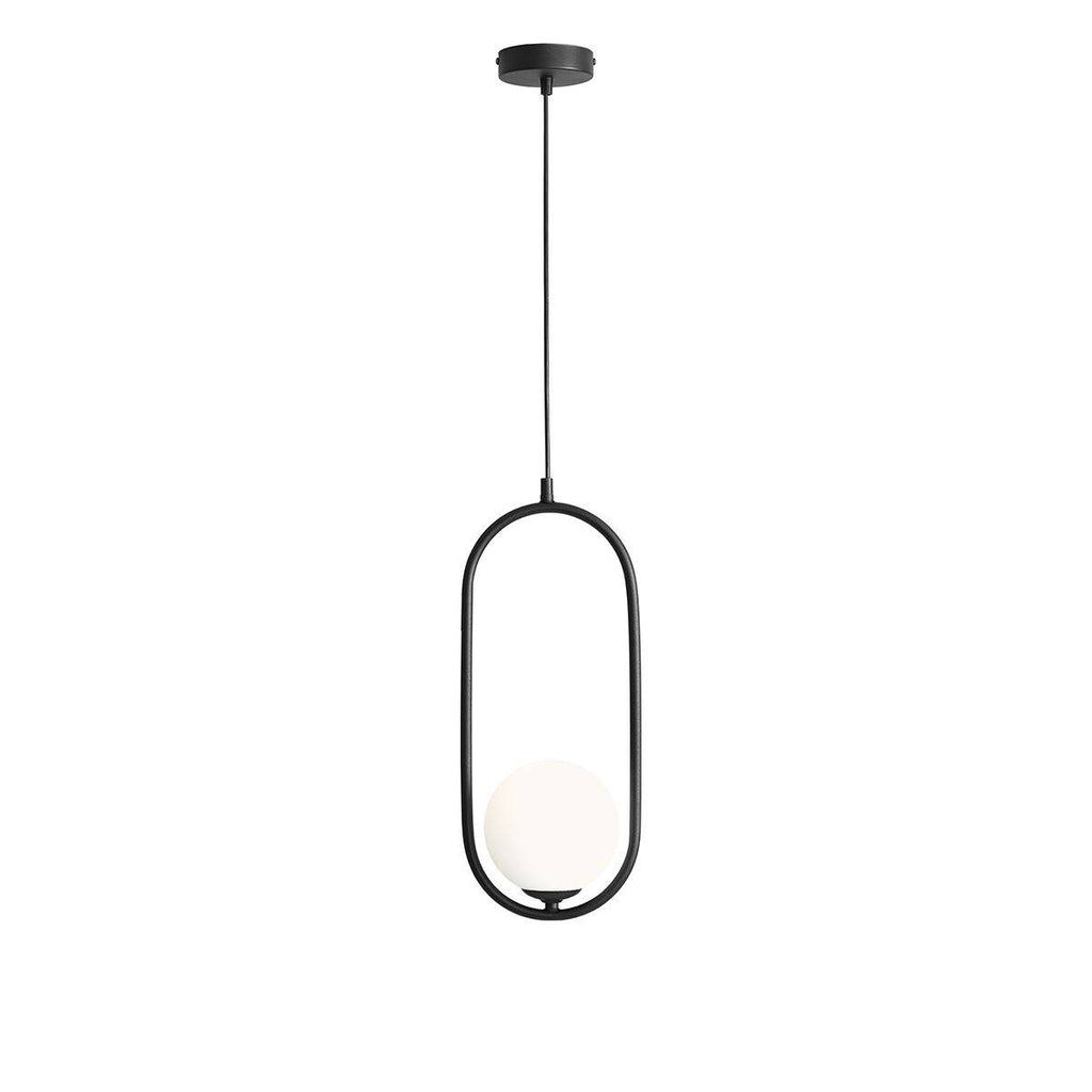 Aldex Lampa wisząca RIVA 1086G1, czarny/biały, 1x40W E14