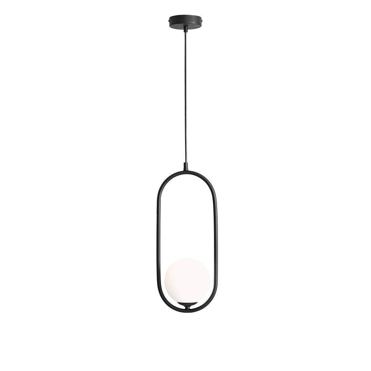 Aldex Lampa wisząca RIVA 1086G1, czarny/biały, 1x40W E14