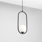 Aldex Lampa wisząca RIVA 1086G1, czarny/biały, 1x40W E14