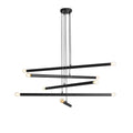 Aldex Lampa wisząca TUBO 10, 1072M1, czarna, 10x40W E14